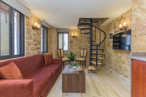 Χώρος καθιστικού στο Casa Kik Apartments in Mina Tripoli
