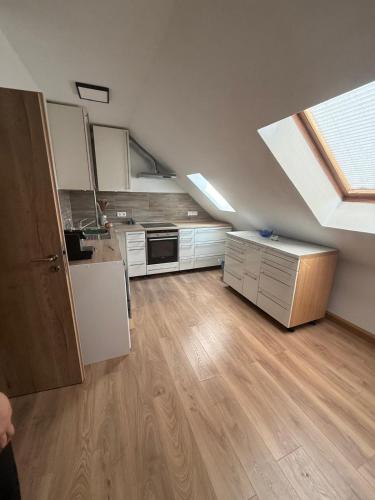 Η κουζίνα ή μικρή κουζίνα στο BM Wohnung