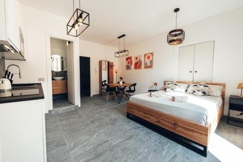 Una cama o camas en una habitación de Mandello Horizon