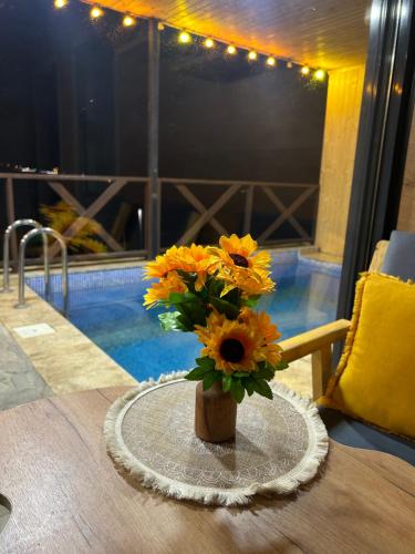 Kolam renang di atau dekat dengan Shahdag Nature House