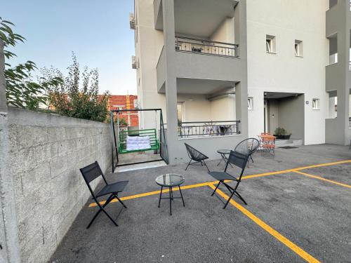 Balcon ou terrasse dans l'établissement airport Belgrade 2bedrooms