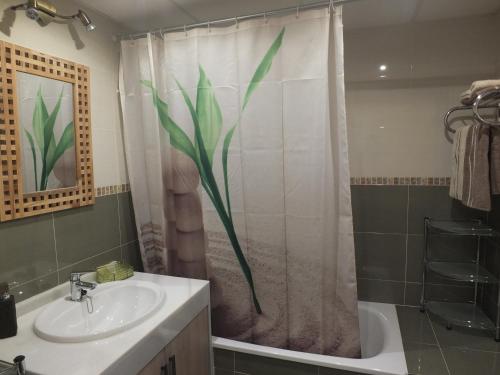 Ett badrum på Apartamento Mijas Costa, Las Lagunas