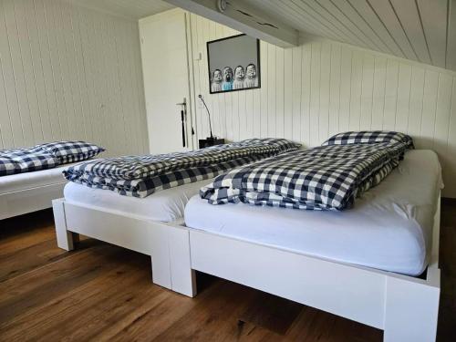 Chalet Tannegüetliにあるベッド