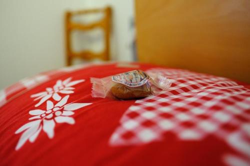 Katil atau katil-katil dalam bilik di Ferienwohnung Rätia