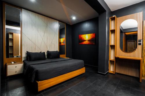 Postel nebo postele na pokoji v ubytování Cologne Residence