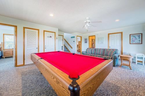 a pool table in the middle of a living room at Clear Skies - D0363 in Sanderling