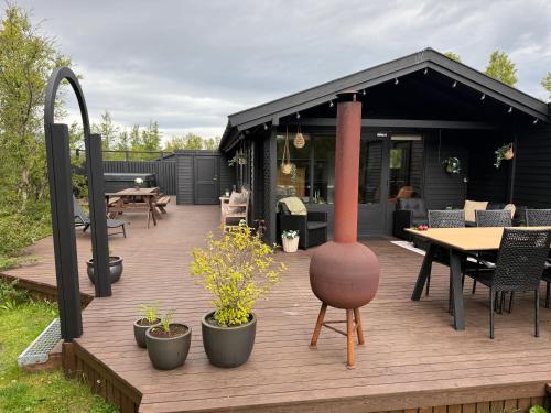 En have udenfor Salmon River Cabin