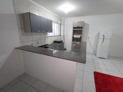 Dapur atau dapur kecil di Hotel Pousada Roma