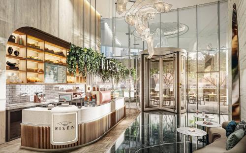 Гостиная зона в Ciel Dubai Marina, Vignette Collection by IHG