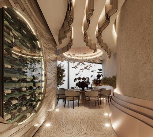 Гостиная зона в Ciel Dubai Marina, Vignette Collection by IHG
