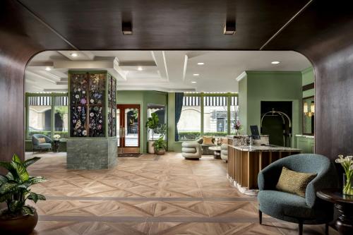 The Louie, A Davenport Hotel, Autograph Collectionにあるシーティングエリア