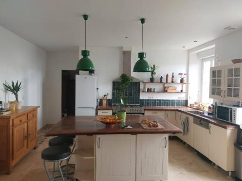 Dapur atau dapur kecil di Annalia Soins Nat