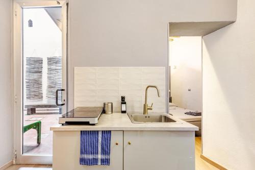 Kuchyň nebo kuchyňský kout v ubytování Appartamento il Borgo