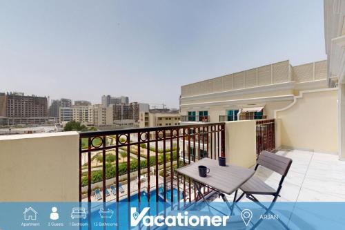Vacationer Holiday Homes I Upgraded 1 Bed with Pool View l Arjan