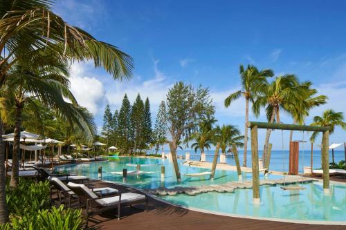 Bazén v ubytování Le Meridien Ile Maurice nebo v jeho okolí
