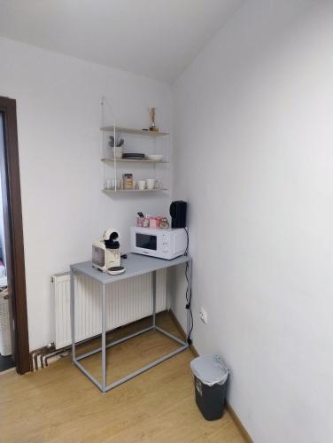 Una cocina o cocineta en Elpis
