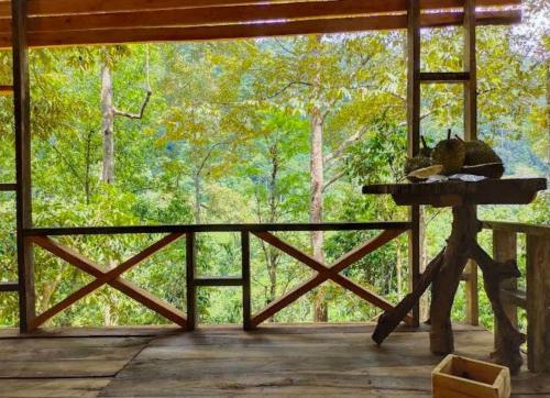 Balkoni atau teres di Kuling Camping