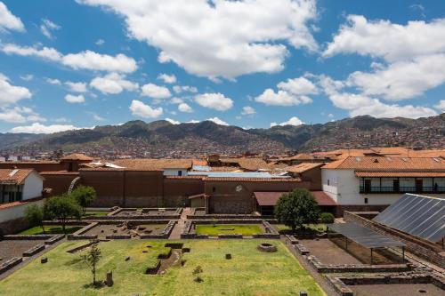 a view of the city from the roof of a building at Palacio del Inka, a Luxury Collection Hotel, Cusco in Cusco