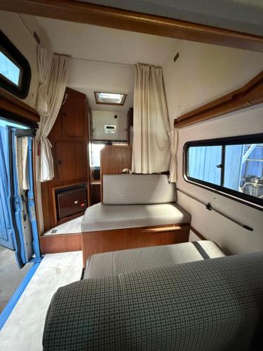 Rent a Mercedes MB100 Camper Van with Blue Classics