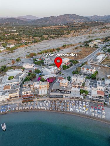 an aerial view of my savoyos studios at My Savvas Studios in Haraki