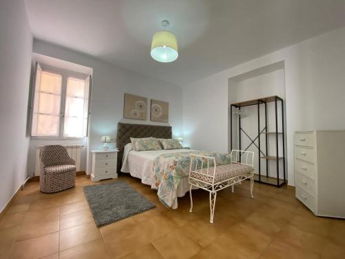 En eller flere senge i et værelse på Casa Rural Asento