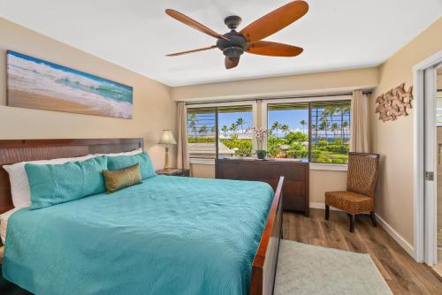 Ένα ή περισσότερα κρεβάτια σε δωμάτιο στο 2-Bedroom Tropical Oasis
