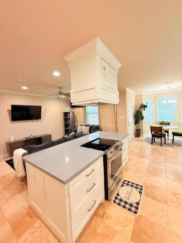 Dapur atau dapur kecil di Modern 3BR Near NRG, Zoo, Downtown & Med Ctr