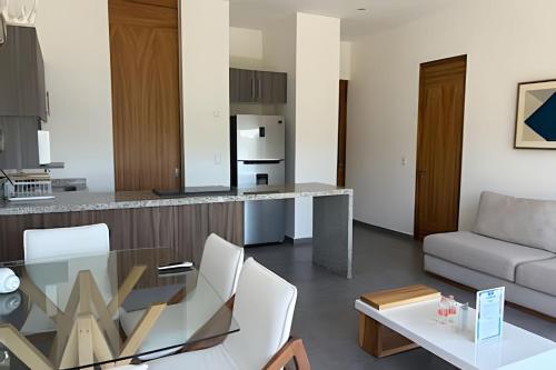Η κουζίνα ή μικρή κουζίνα στο Dept familiar Bahía de Banderas