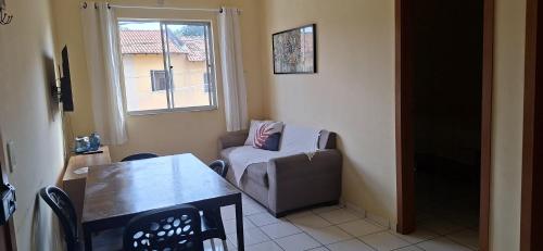 Χώρος καθιστικού στο Apartamento no residencial Aracema, 2 quartos, mobiliado