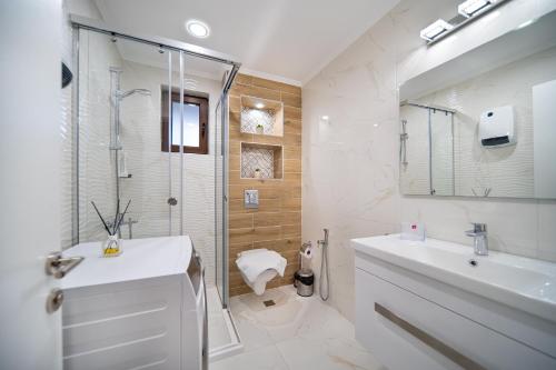 Koupelna v ubytování Family Boutique Residence-Free Parking