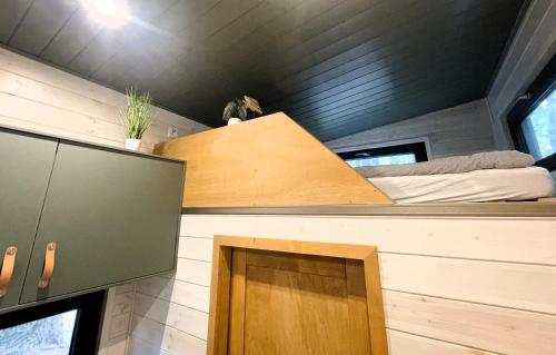 Una cocina o zona de cocina en Tiny House am Ranziger See