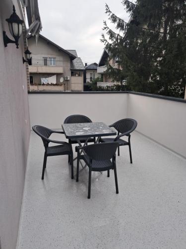 Balkón nebo terasa v ubytování Apartman Ruža
