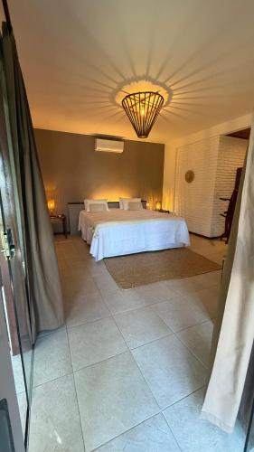 Katil atau katil-katil dalam bilik di Pousada Duna Paraiso Maceió