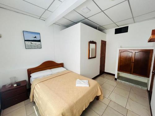 Postel nebo postele na pokoji v ubytování Hotel Mar Azul