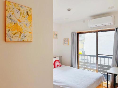 浅草花日美居 Asakusa Hanichi 202 Queen Bed Room, 4 min walk to Asakusa Temple, direct subway access to Narita and Haneda Airport