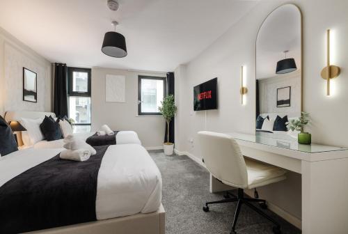 Luxury Liverpool City Centre Apartment with Balcony, Sleeps 8, Near Liverpool ONE and Royal Albert Docks photo 29
