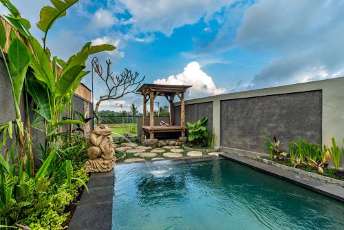 Bazén v ubytování Shankara Villa Ubud nebo v jeho okolí