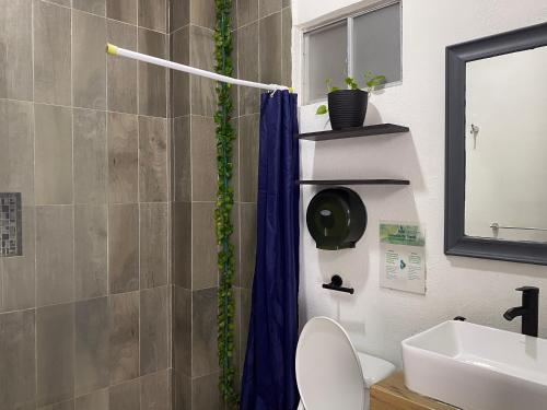 Un baño de Maui Hostels Playa del Carmen