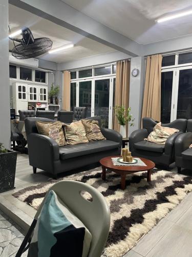 Et opholdsområde på Casa Louviel Private Resort