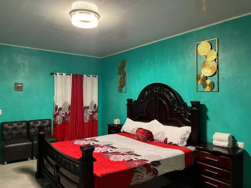 Postel nebo postele na pokoji v ubytování Hotel Ruby