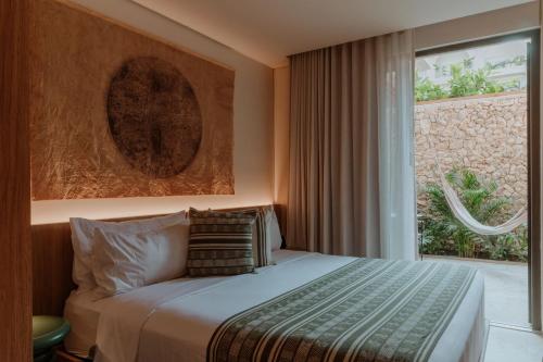 Cama o camas de una habitación en Osh Hotel Cartagena