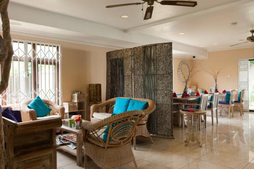 Χώρος καθιστικού στο Le Relax Beach House