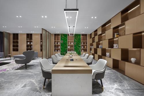 Ruang duduk di 麗枫酒店广州白云国际机场空港店 Lavande Hotel Guangzhou Baiyun International Airport Airport Store 24-hour free pick-up service at China Guangzhou Baiyun International Airport