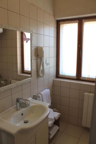 Koupelna v ubytování Apartment Kaštel