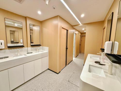 Ένα μπάνιο στο 和平行旅全女旅宿-海珠广场店