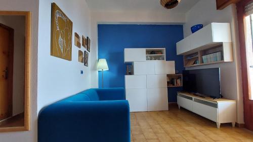 Kuchyň nebo kuchyňský kout v ubytování Corallo Blu Appartamento sul mare