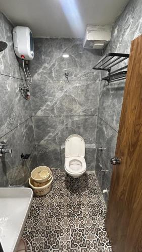 Koupelna v ubytování Hotel Revanta Inn