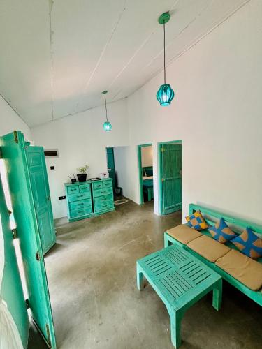 Χώρος καθιστικού στο Ocean Breeze Villa