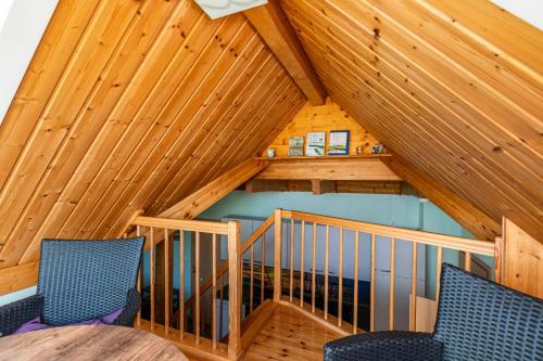 Posezení v ubytování Ferienwohnung Kiebitznest