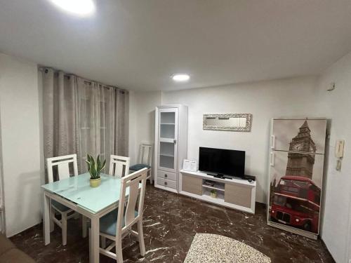 Μια τηλεόραση ή/και κέντρο ψυχαγωγίας στο Apartamento García Requena